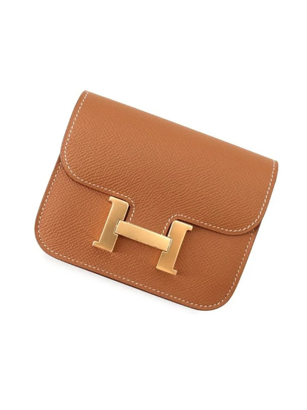 Hermes Wallet Constance Slim Gold Epsom